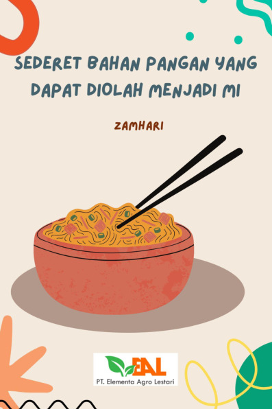 Sampul buku Sederet Bahan Pangan...